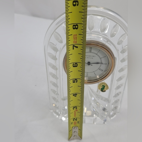 Large Waterford Germany crystal clock - Picture 2 of 9